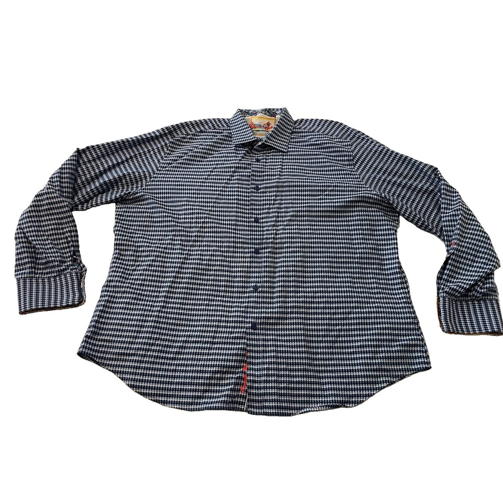 Robert Graham Shirt Mens 3XL Hawaiian Hula Girl Flip Cuffs